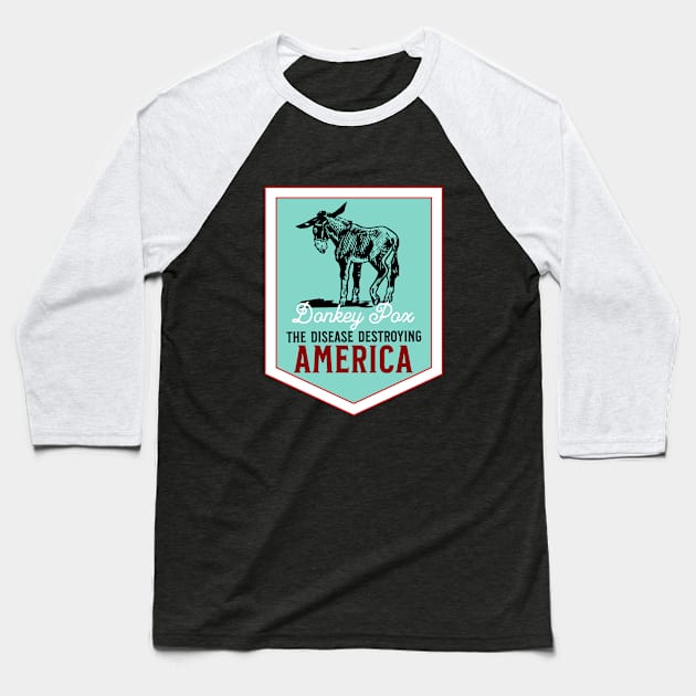 Donkey pox Baseball T-Shirt by NICHE&NICHE